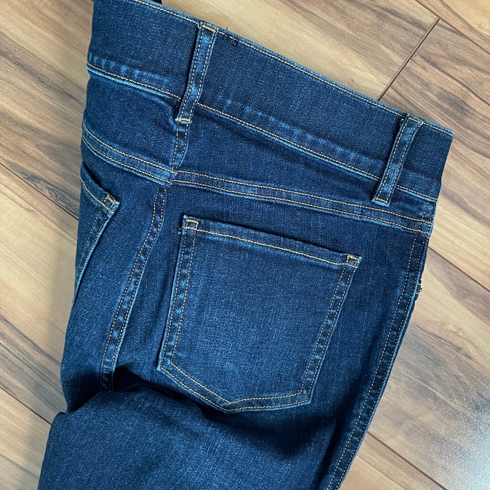 SPANX Dark Blue Flare Women's Jeans tummy control size XS like new - Picture 4 of 4